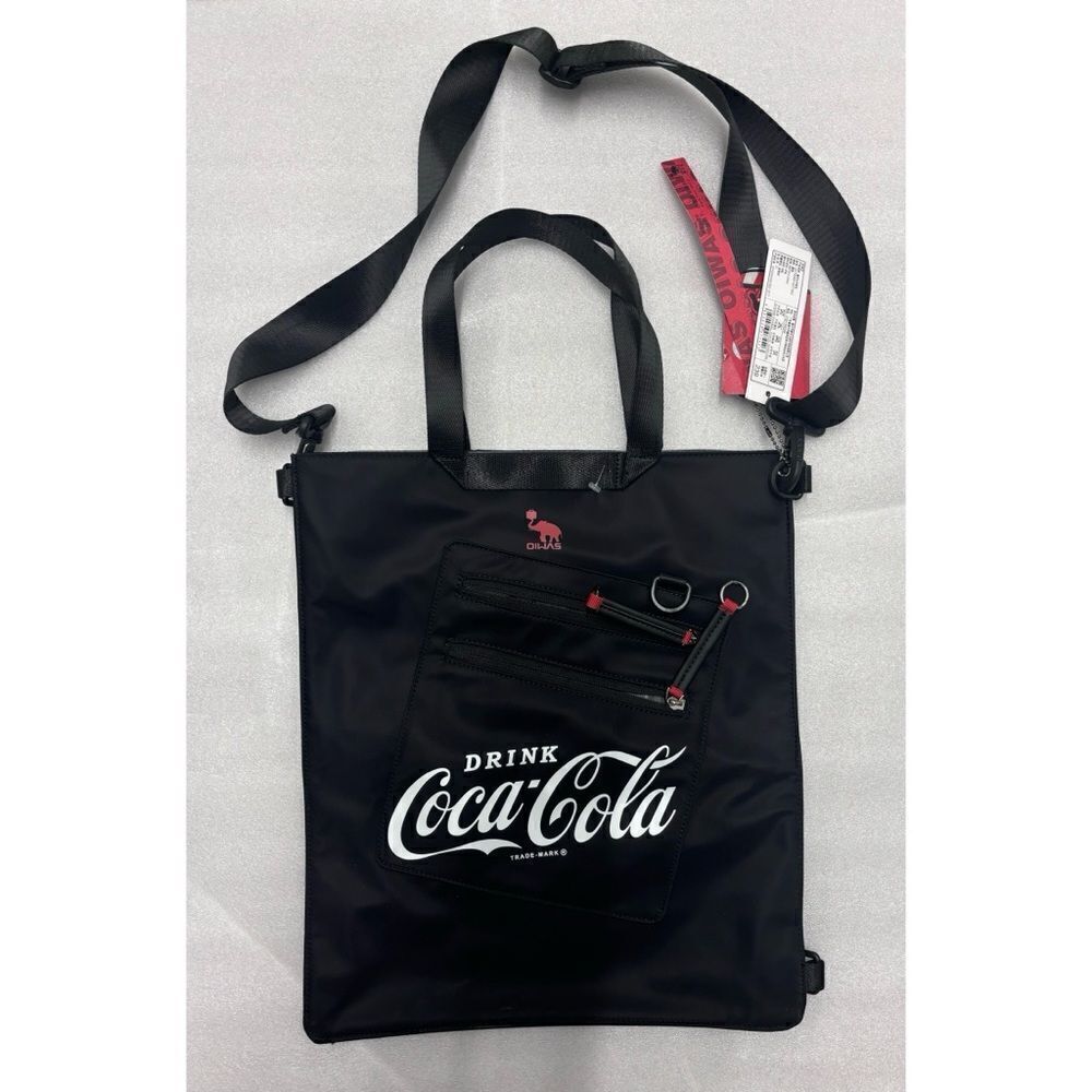 Rare-Oiwas Coca Cola Pack Your World Crossbody Nylon Bag / New